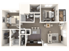 Two Bedroom - 995 SF